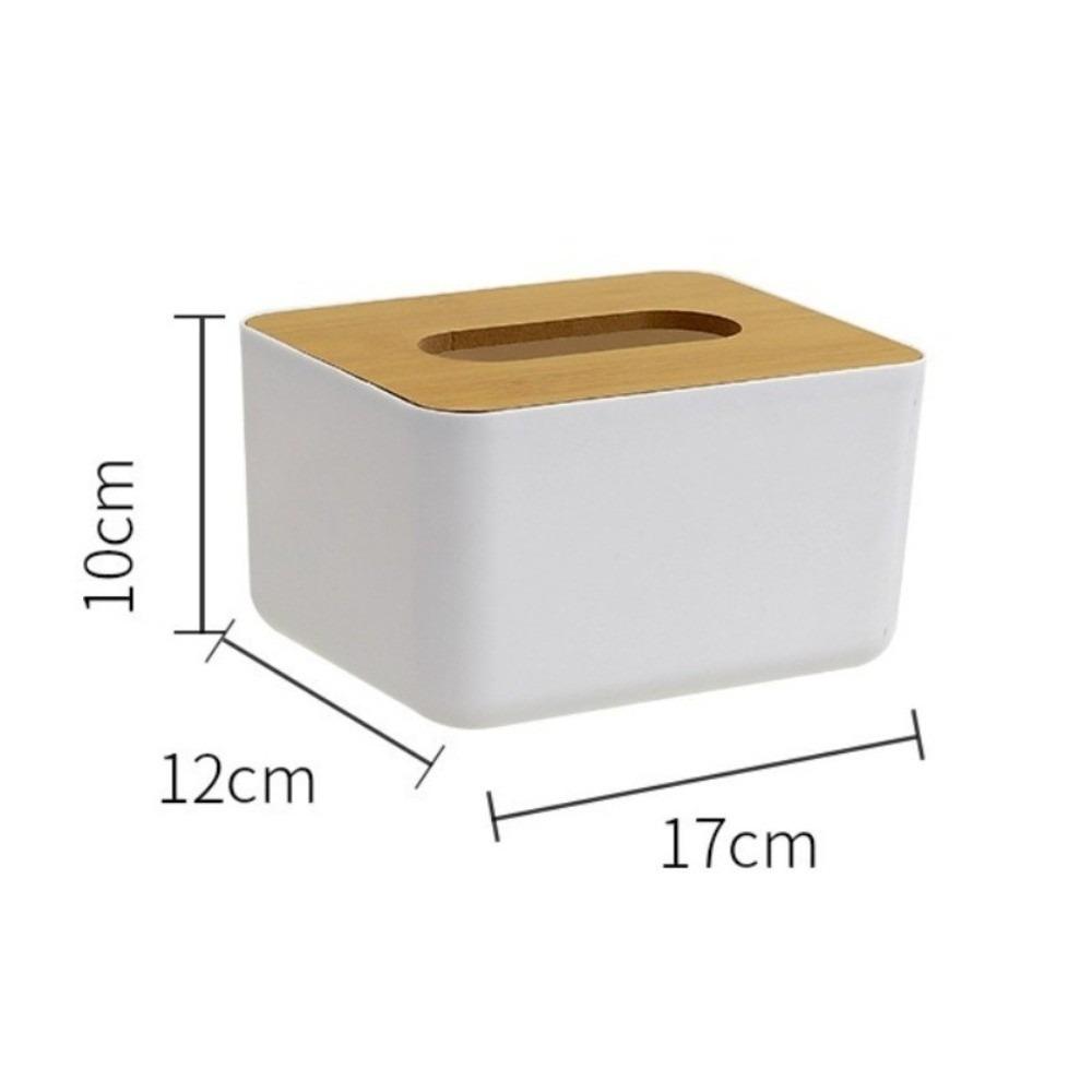 Wooden Cover Paper Box Japanese Style Tissue Case Home Accessory Napkin Holder Table Decoration