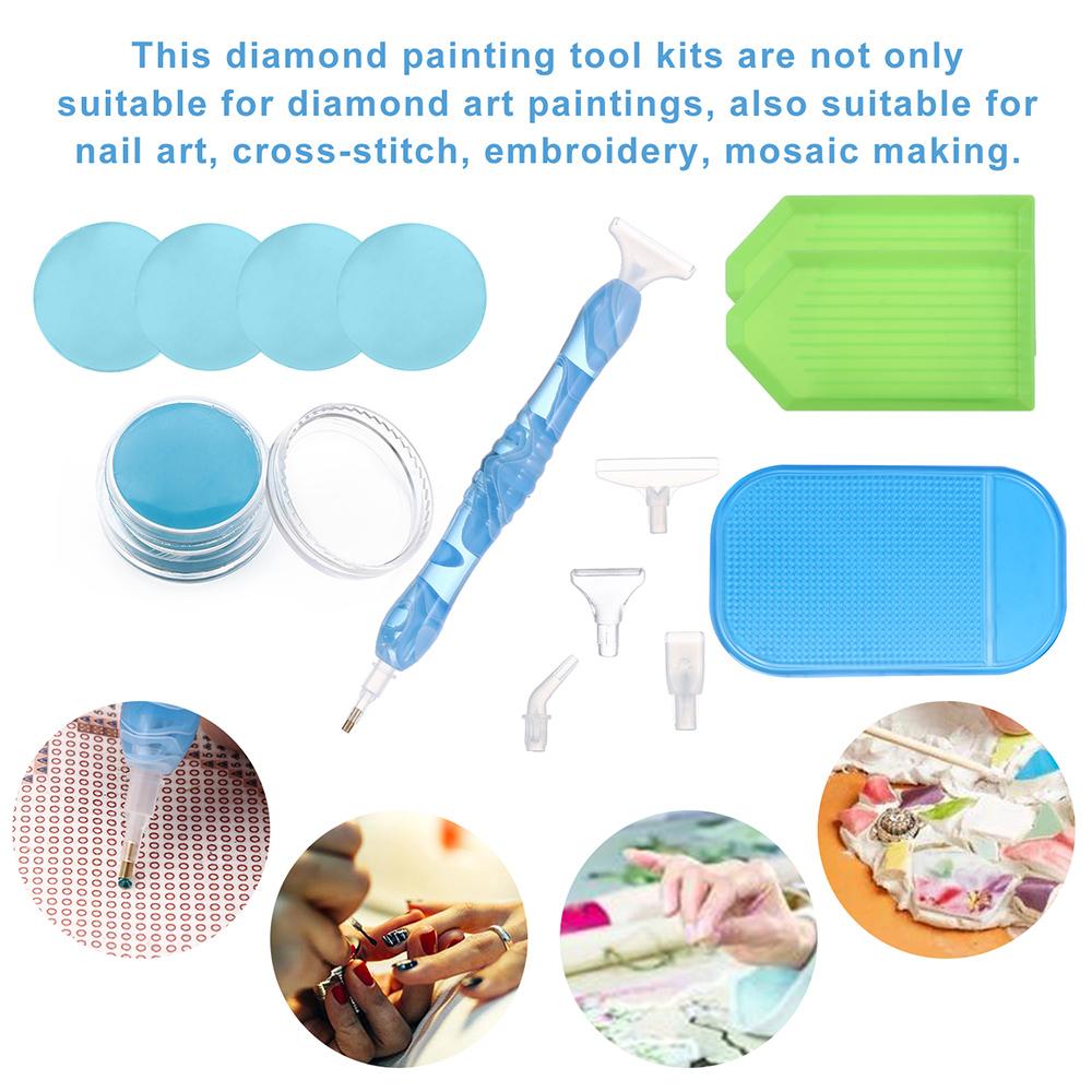 Противоскользящий коврик Ручка для точечной росписи Смоляные ручки Клей для алмазной мозаики Пластилин Ручка для алмазной мозаики