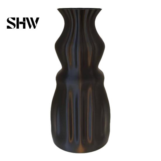 Creative Interior Decoration 3D Printed Flower Vase, Modern Decorative Minimalist Container, Artistic Vase with Flowing Light Floral Arrangement
