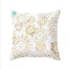 Luxurious Gold Pattern Jeanette Cloth Cushion Cover For Stylish Home Decor