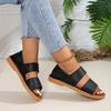 Large Size Summer New Flat-soled Soft-soled Sandals Two Wear Rear Bag and Beach Sandals Women