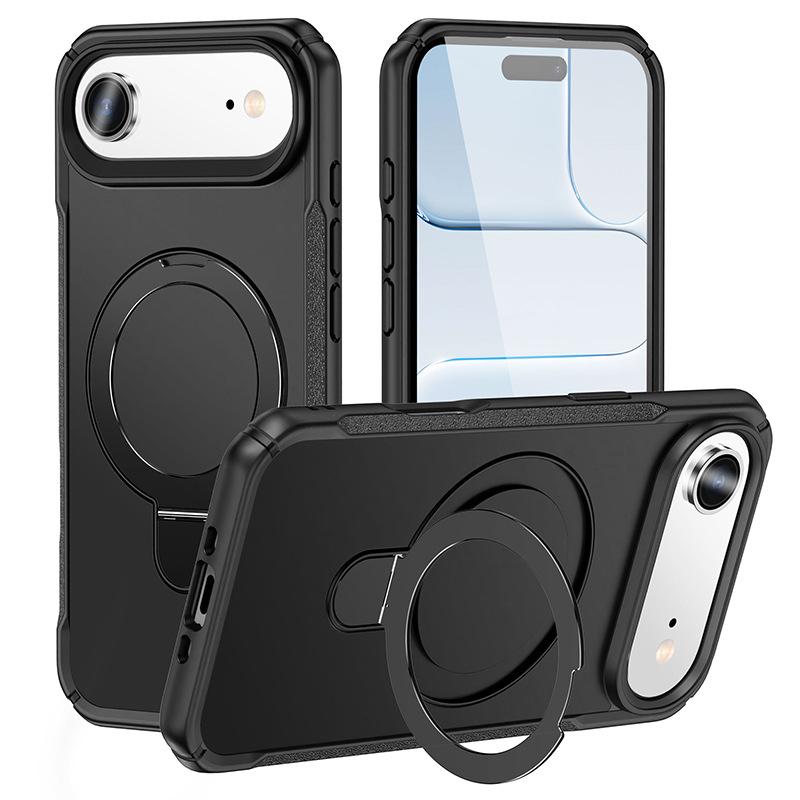 New for IPhone17 Air Phone Case 16 Two-in-One Skin Feel for Apple 15 Stand Magnetic Phone Protective Case