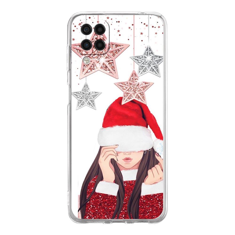 Чехол для Samsung A54 A52 A50 A70 A10 A30 A40 A20S A20E A02S A12 A14 A22 A24 A42 A34 A32 5G A04s Чехол с рождественской графикой