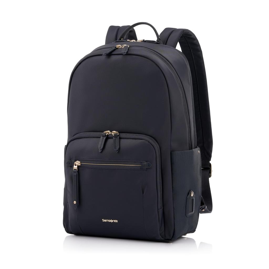 Женский рюкзак Samsonite Audrina, 15,6", деловая сумка, подходит для 15,6-дюймового ноутбука, легкий, цвет Эбеновое дерево