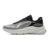 Li Ning Flow Cloud Мягкая амортизация Повседневные кроссовки для бега Мужские кроссовки Серый Черный ARSV043-1