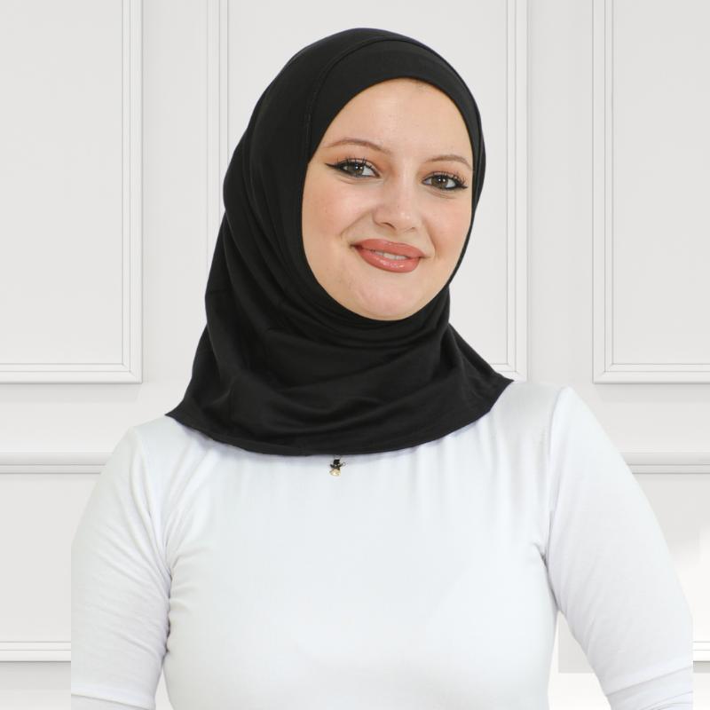 Sport Instant Hijab For Women, Muslim Cotton Turban, Soft Head Scarf, Ready To Wear Hijabs Prayer Clothes, Islamic Wear