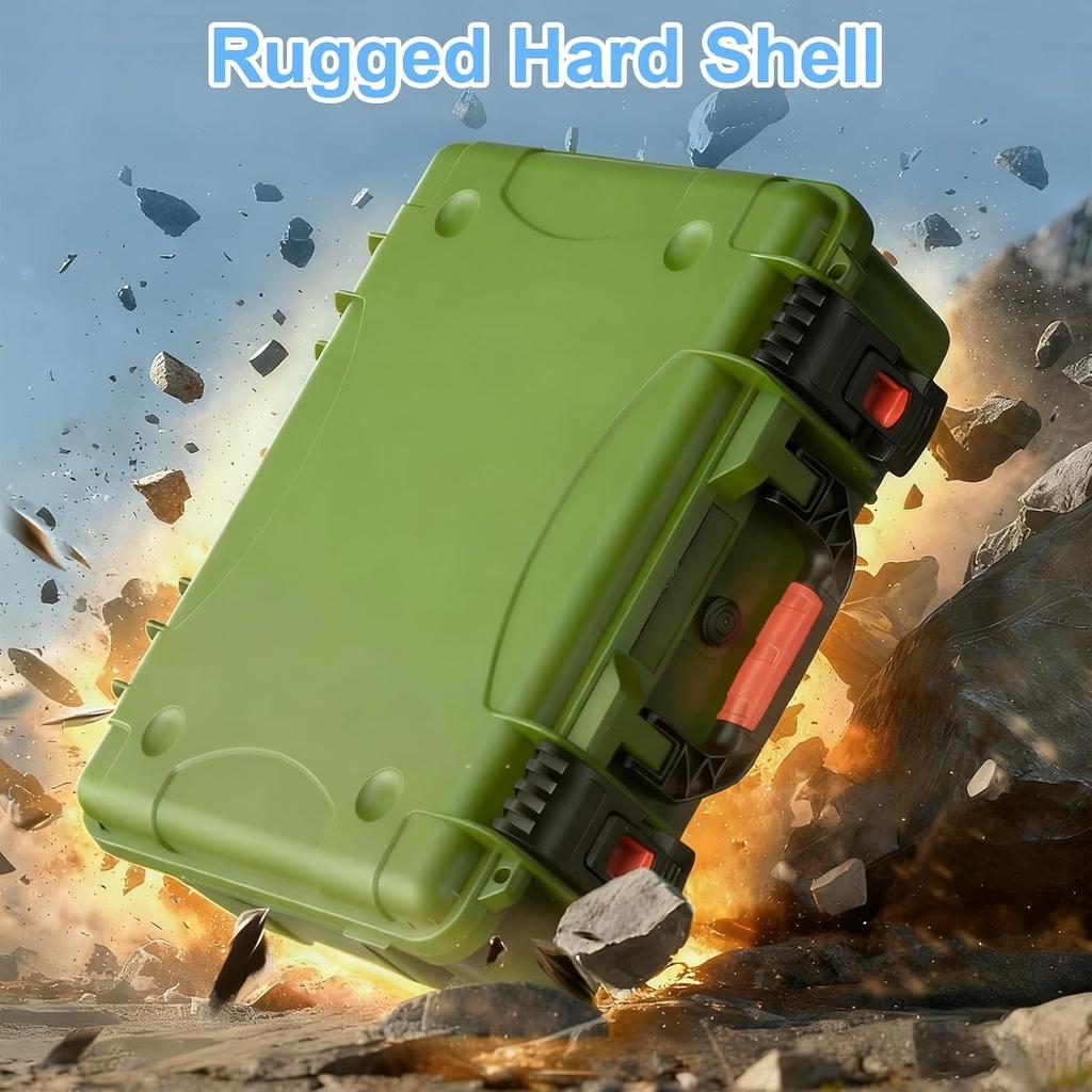 Starlink Mini Case, Hard Waterproof Travel Case with Precision Cut Foam for Mini Starlink, Starlink Bag for Travel Outdoor Camping Hiking