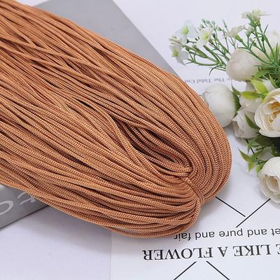 Текстурированный 200м 3мм DIY Макраме Веревка Ручная Вязка Шляпа Сумка Обувь Нейлоновый Шнур Полая Линия Рукоделие Нить
