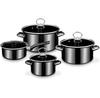 Set of Saucepans GSW Profi Black Star, 7 Items (255417)