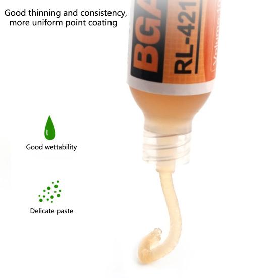 1 комплект паяльной пасты, бессвинцовая низкотемпературная 2 иглы, печатная плата BGA, процессор, светодиодная сварочная паста, инструменты для пайки, промышленные аксессуары