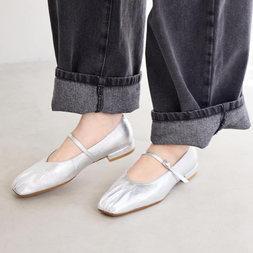 HIMIKO/Himiko/Gathered Strap Pumps/651105 Silver 245