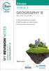 The My Revision Notes: Eduqas GCSE (9???1) Geography B Second Edition Book