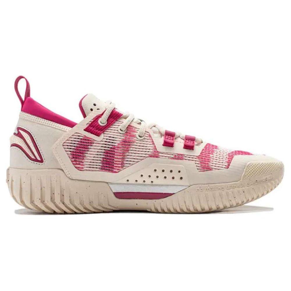 Баскетбольные кроссовки Li Ning BadFive 3 Low top Мужские Бежевый Белый Розовый ABFU005-7