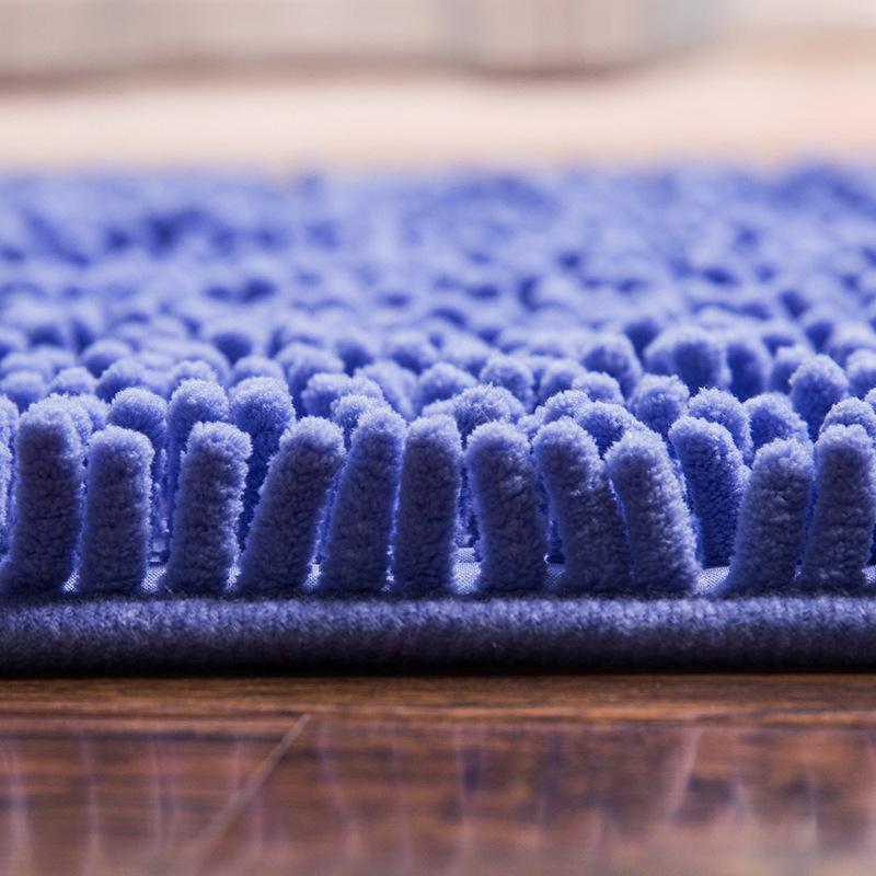 Коврик для пола Ковер Прихожая Водопоглощение Коврик для ног Ванная Машинная стирка Спальня Нескользящий коврик Домашний Полукруглый Шенилл