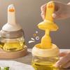 1pc Cartoon Duck Shaped Barbecue Oil Bottle, Comes with an Oil Brush, Silicone Grip, Can Hold Oil Inside, Baking Brush, Barbecue Brush, Easy To Clean,