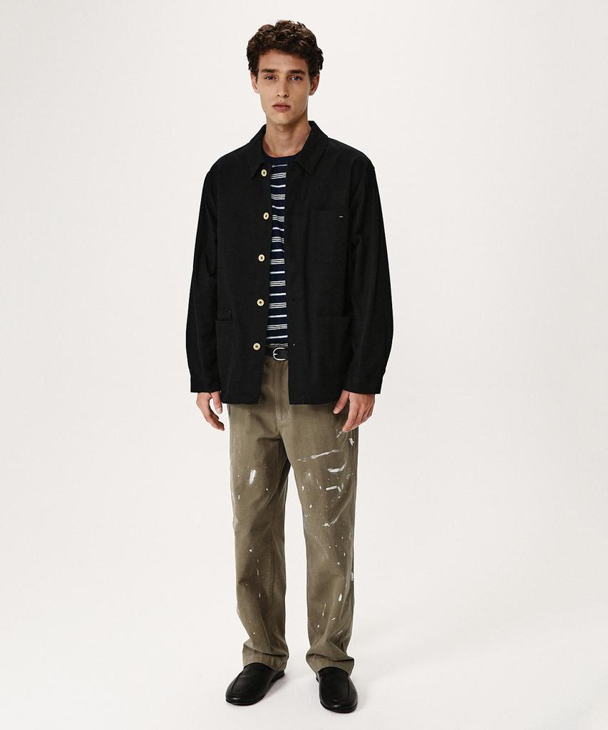 Shirter Serge French Worker Jacket (Black)