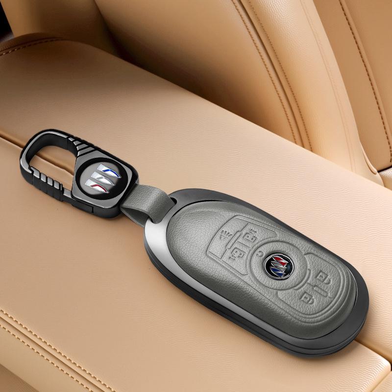 Совместимый чехол для ключей для Buick Encore, Envision, Regal, Envision GX/Flag Моделей, Дизайн с пряжкой-ракушкой.