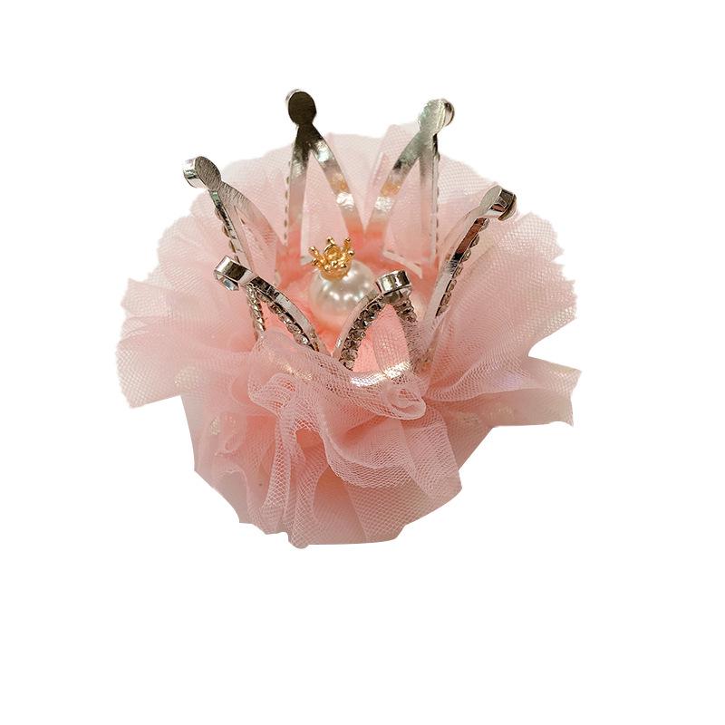 Korean Princess Hair Clip: Sparkling Rhinestone Non-Damaging Sequin Hair Accessory for Girls