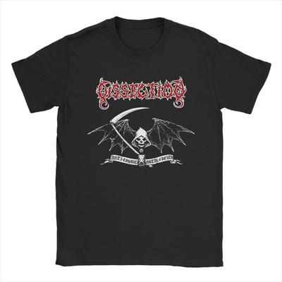 Мужская футболка Dissection Nodveidt Anti Cosmic Metal Death Швеция Шведский Футболка Группа Чистый Хлопок Топы Короткий Рукав Круглый Вырез Футболки Подарок