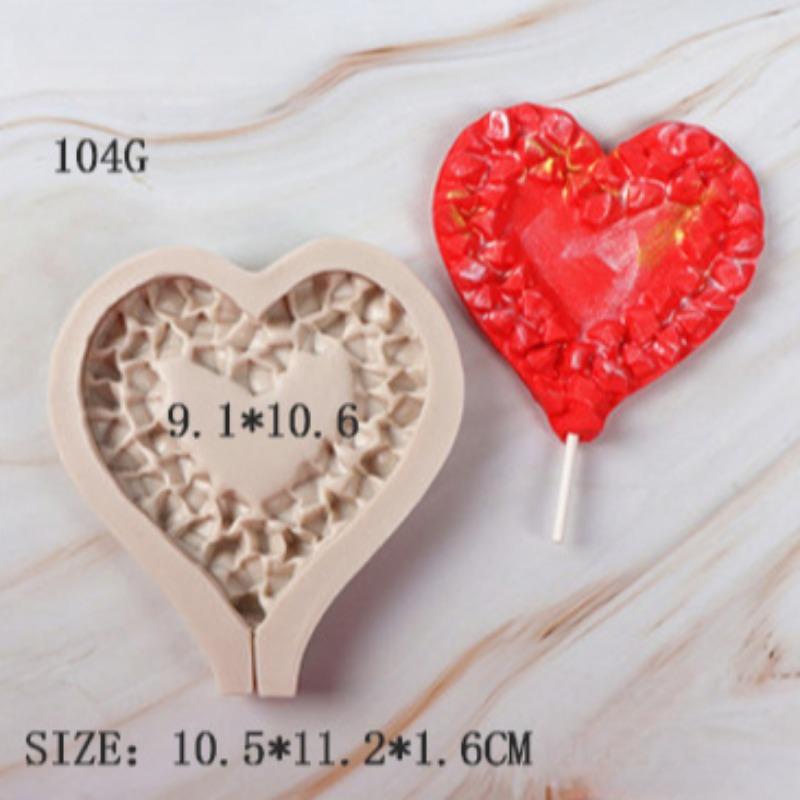 Diamond Love Candy силиконовая форма для выпечки на кухне ко Дню святого Валентина коралловый сахар шоколадная форма для любви кристалл силиконовая гипсовая форма