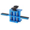 Cabinet Door Hinge Jig Cabinet Door Jig Mounting Positioner Hinge Installation Position Tool Aluminum Alloy Locator Blue