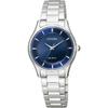 EM0400-51L ( Watch CITIZEN COLLECTION Eco-Drive Pair Model Women's Navy) Round Watch Silver