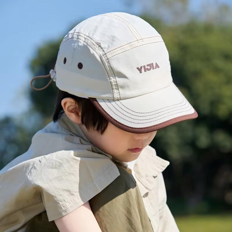 Летняя детская быстросохнущая бейсболка с корейскими буквами, тонкие дышащие кепки с козырьком для детей, мальчиков, девочек, уличные солнцезащитные шляпы