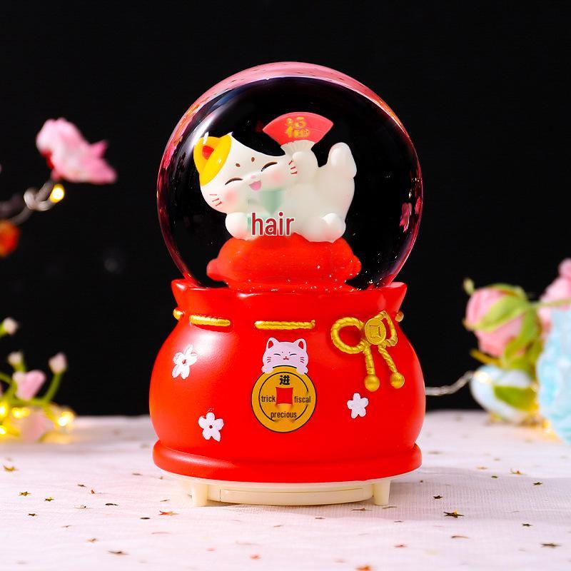 Астронавт Хрустальный шар Музыкальная шкатулка Украшение - Студент Снежный шар Подарок на день рождения