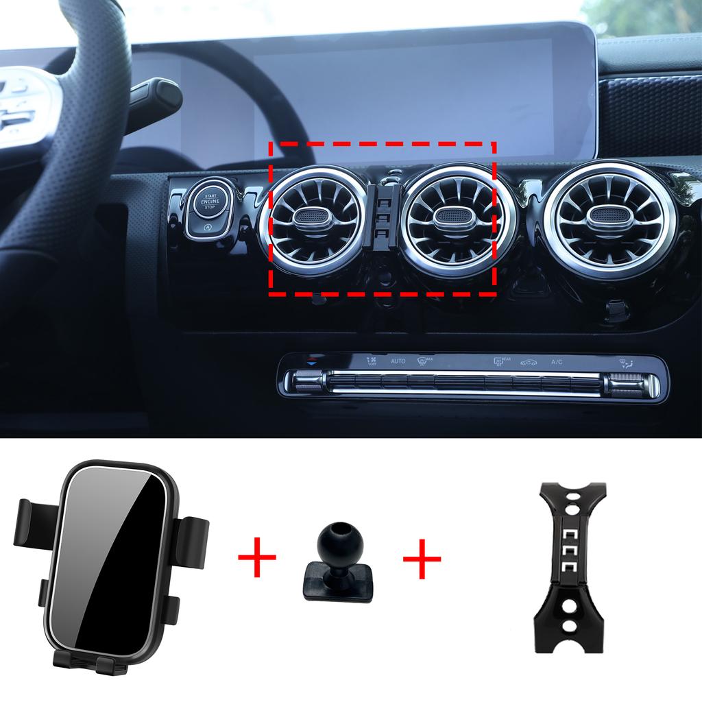 Car Mobile Phone Holder Accessories for Mercedes Benz A Class CLA A200 A180 W177 ~ GPS Bracket Navigation Stand Auto