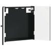 Dartboard Cabinet EDE Black 52.5 x 10.5 x 53.5 cm