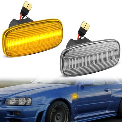 NEIFILES bnr34 Светодиодный боковой повторитель поворота Skyline r34 GT-R Поздний Silvia s15 Serena C24 Поворотник