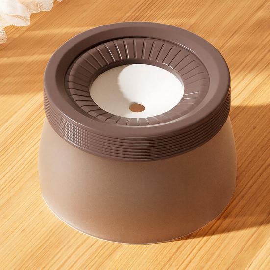 Медленная поилка для собак 1200 мл 600 мл Непроливайка Миска для воды для питомцев Конструкция с плавающим диском Без беспорядка Поилка для кошек и собак