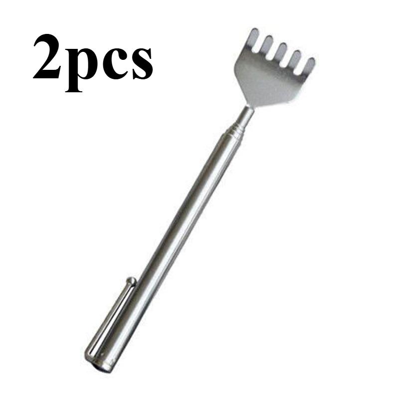 Retractable Back Scratcher, Retractable Stainless Steel Scratching Tool for Massage, Portable Retractable Scratching Artifact