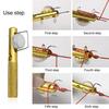 Creative Useful Portable Fish Line String Tied Hand Tools Hook Device