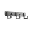 Black/White/Grey Towels Robe Hook Wall Hanging Door Back Clothes Hook Space Aluminum Row Hook  Home