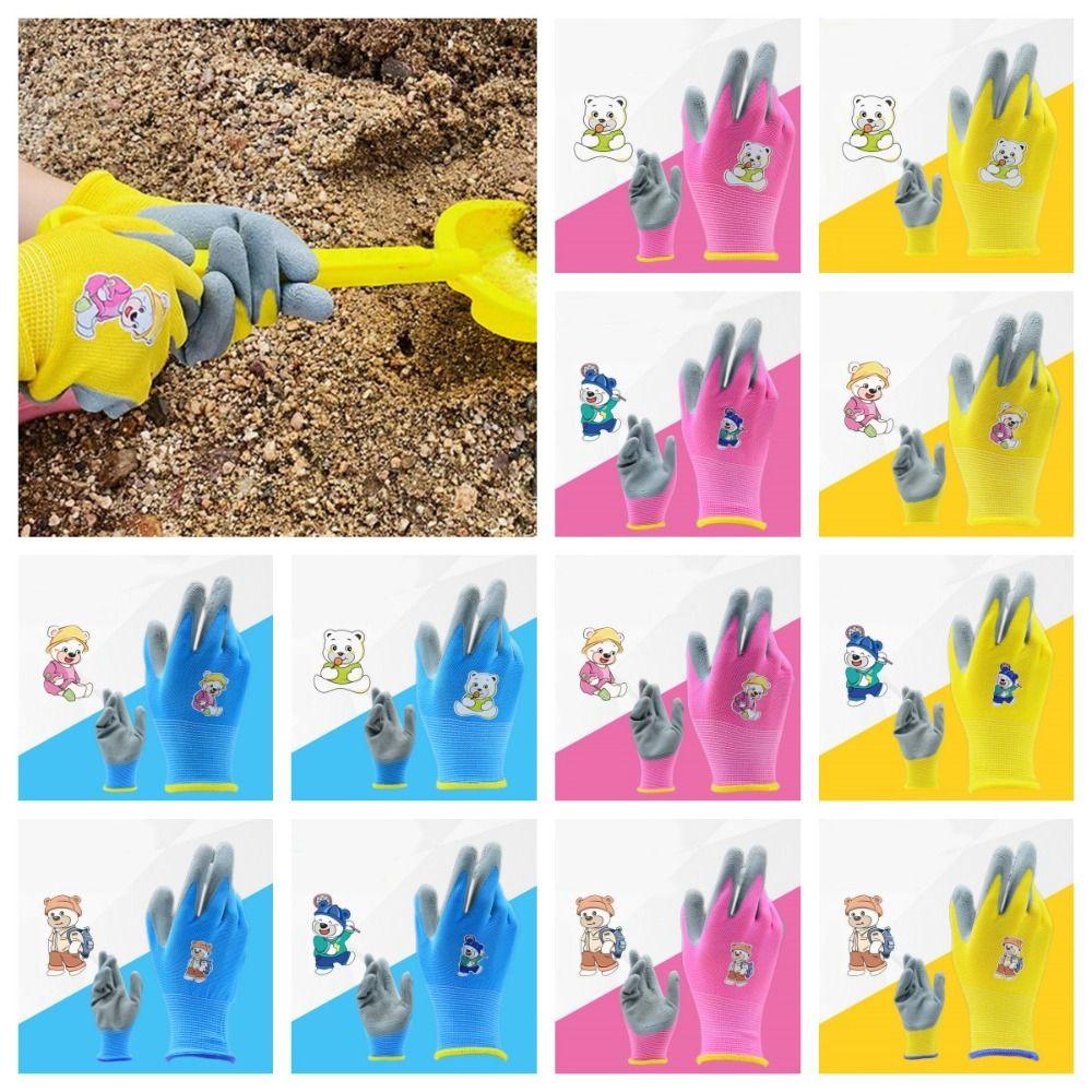 Waterproof Children Protective Glove Durable Work Gloves Portable Garden Glove Planting