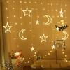 Samsung LED Curtain String Lights - Stars & Moon Decoration for Festivals
