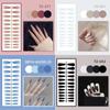 24Pcs Full Cover Long Ballet False Nails Detachable Press-on Nails Solid Color Fake Nails  Women