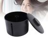 Neck Strips Dispenser Barber Neck Paper Roll Holder Disposable Scarf Paper Container for Hair Salon Black
