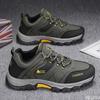 Fashion Spring New Men's Sports Shoes Waterproof Anti Slip Breathable Hiking Shoes Simple Comfortable Men's Wear-resistant Shoes