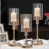 Nordic Luxury Glass Candle Holder: Romantic Retro Table Decoration for Candlelight Dinners