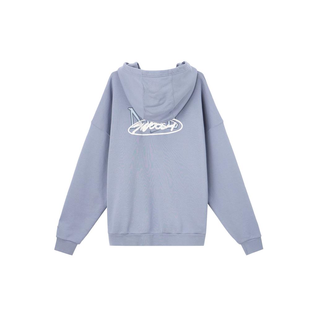 Nike Спортивная одежда Club Fleece Свободное худи-пуловер для мужчин Худи Синий HV4722493