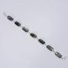 Exclusive Top Grade Qualite 100% Natural Labradorite Radiant Shape Ethnic Style Handmade Jewelry 925 Steling Silver Bracelet 9" WSJ-5244