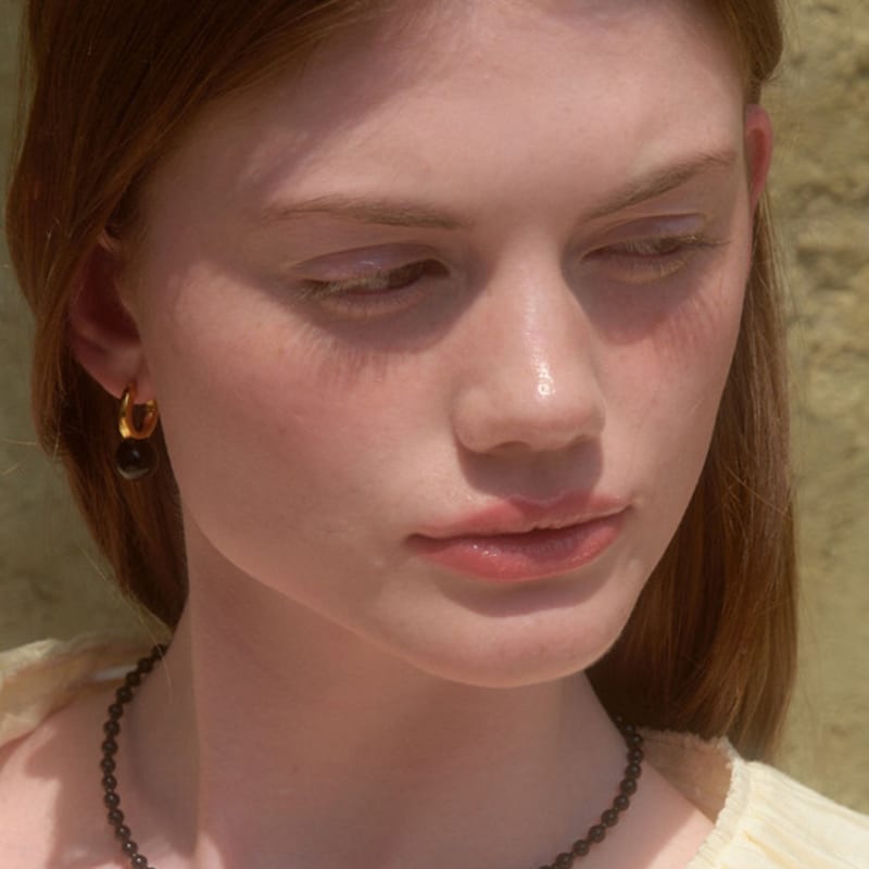 LOVE ME MONSTER Onyx Mix Necklace (L242MNK070)