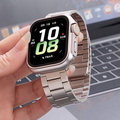 Ремешок из нержавеющей стали для Apple Watch Series 10 46 мм 42 мм Ultra 49 мм 45 мм 44 мм 41 мм Магнитный ремешок для Iwatch 9 7 8 5 6 SE