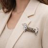 Luxury Cute Dog Brooch Retro Animal Lapel Pin Vintage Sausage Dog Brooch  Suit Accessories
