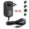Camera Speaker 5.5mm X 2.1-2.5mm LED Strip 18V 2A Power Supply Adapter 100~240V AC To DC Converter