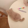 Kawaii Stationery Storage Bag Funny Cat Plush Cat Stationer Bag  School Supplies