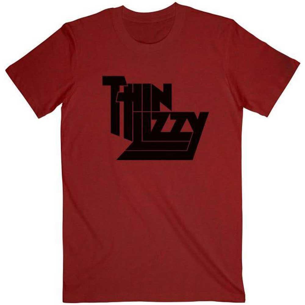 Men's Thin Lizzy Logo T-shirt Medium Red