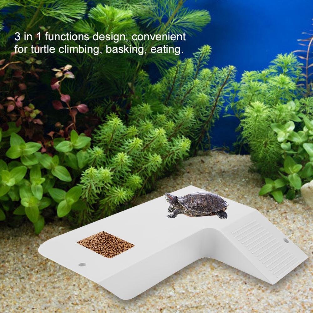     Floating Island   Pet Reptile   Supplies Aquarium Ornament(Green)